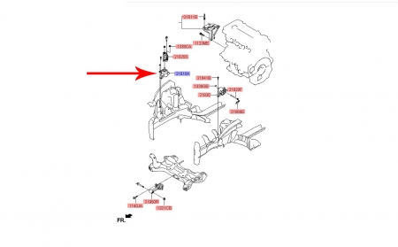 Poduszka silnika Kia Rio IV